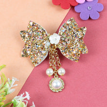 Load image into Gallery viewer, Glitter Hanging Charms Hair Clip
