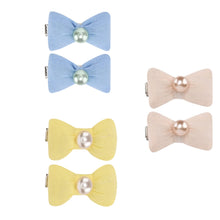 Load image into Gallery viewer, Mini Bows Hair Clips - Set of 6
