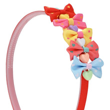 Load image into Gallery viewer, Little Heart Bows Charms Hair Band
