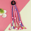 Boho Style Braided Hair Tie Unicorn Smiley Charms