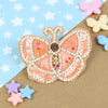 Beaded Sequin Butterfly Hair Clip