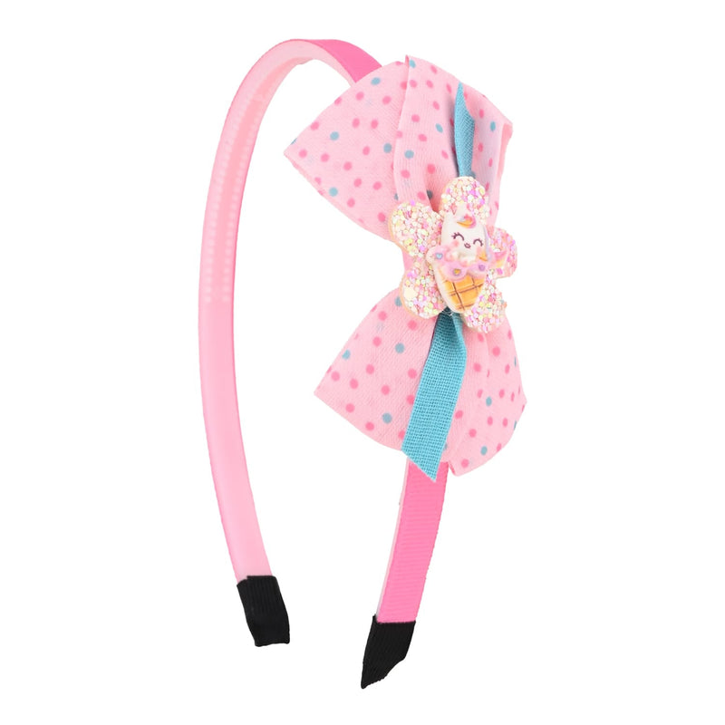 Unicorn Charm Bow Hair Band