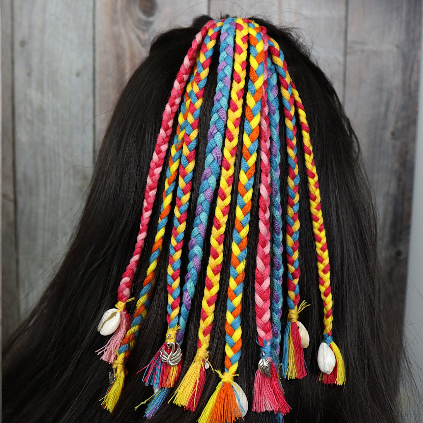 Boho Style Braided Hair Tie