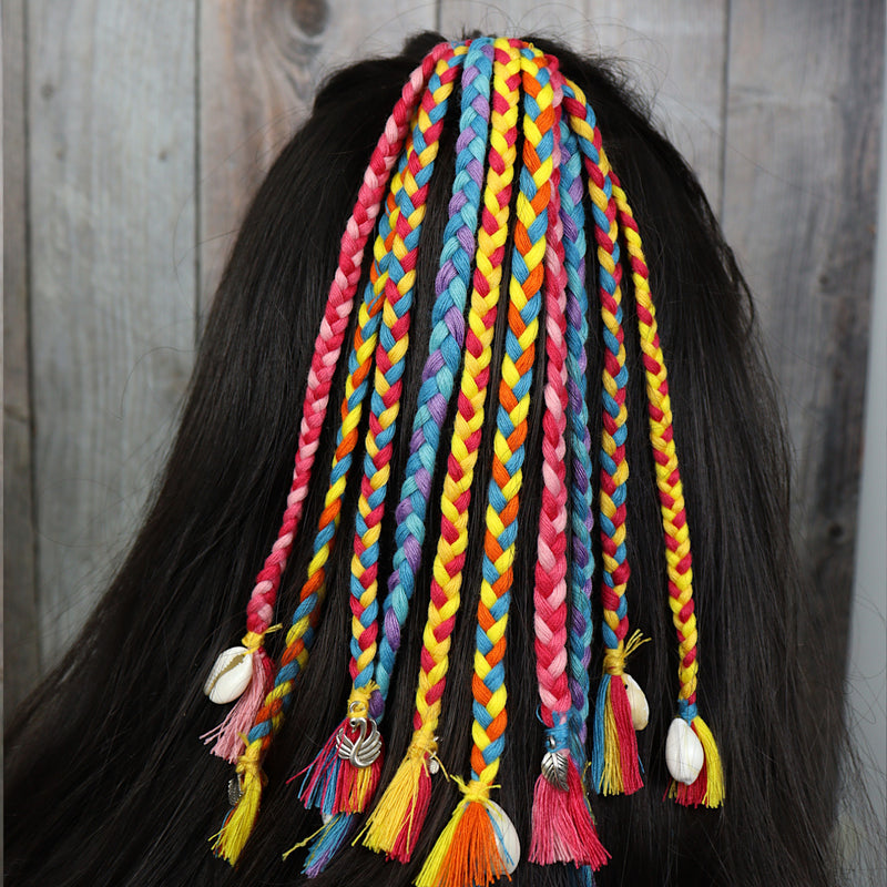 Boho Style Braided Hair Tie