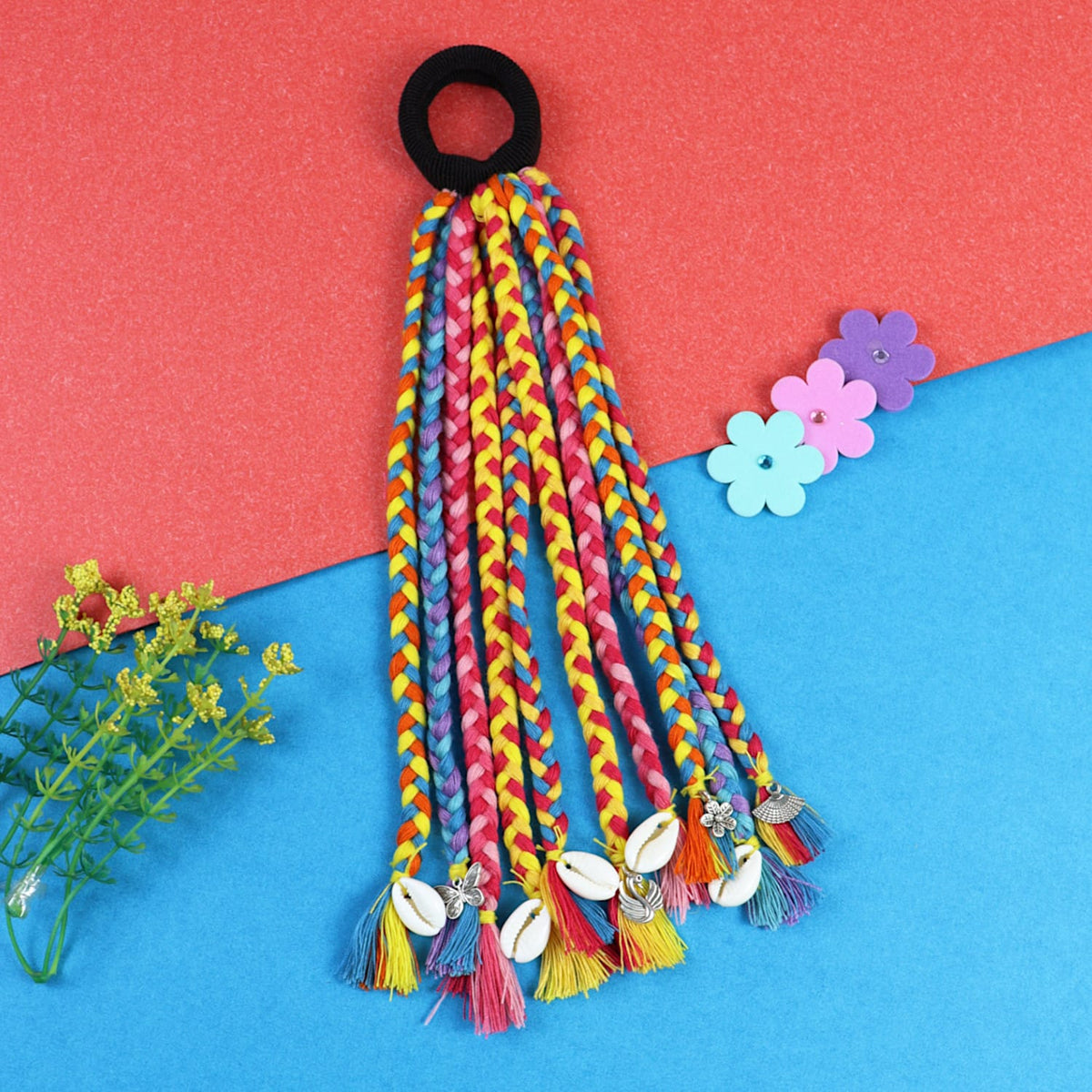 Boho Style Braided Hair Tie