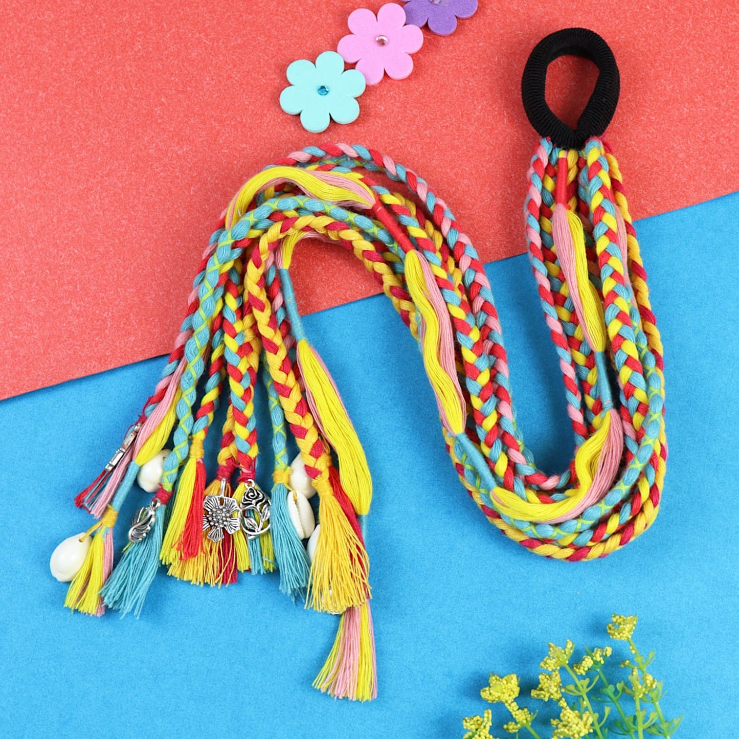 Boho Style Braided Hair Tie