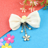 Hanging Charms Bow Hair Clip