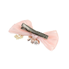 Load image into Gallery viewer, Floral Charms Bow Hair Clip
