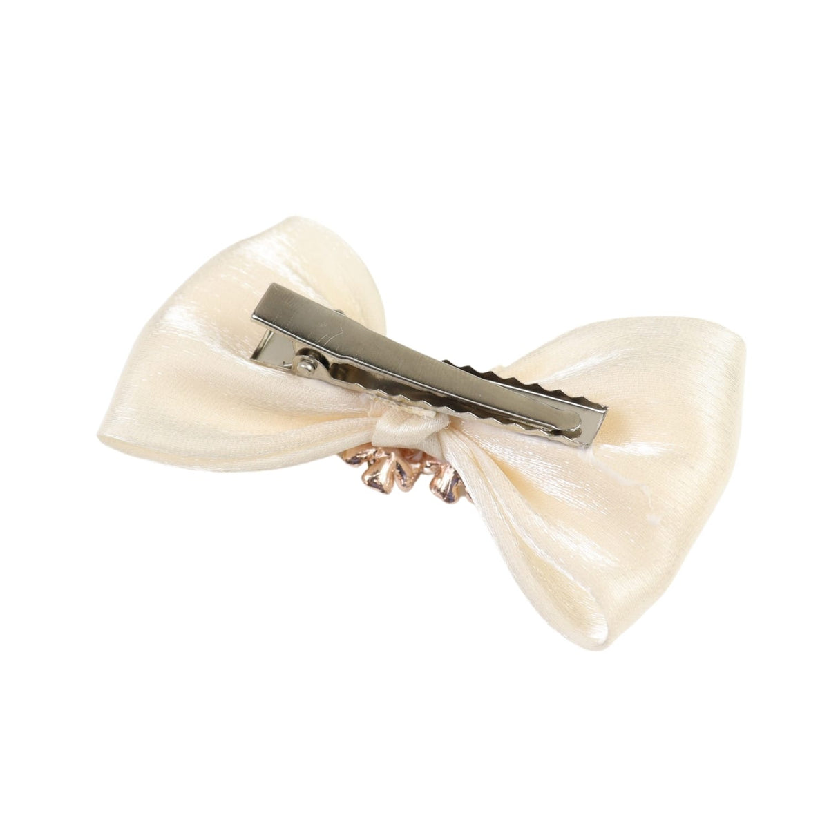 Floral Charms Bow Hair Clip