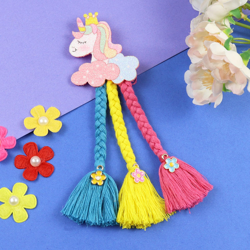 Unicorn Tassels Hair Clip