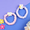 Teddy Bear Charms Set of 2 Fabric Hair Ties