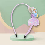 Glitter Unicorn Bow Hair Band  Trendy Girls Hair Accessory for Rakhi & Gifting