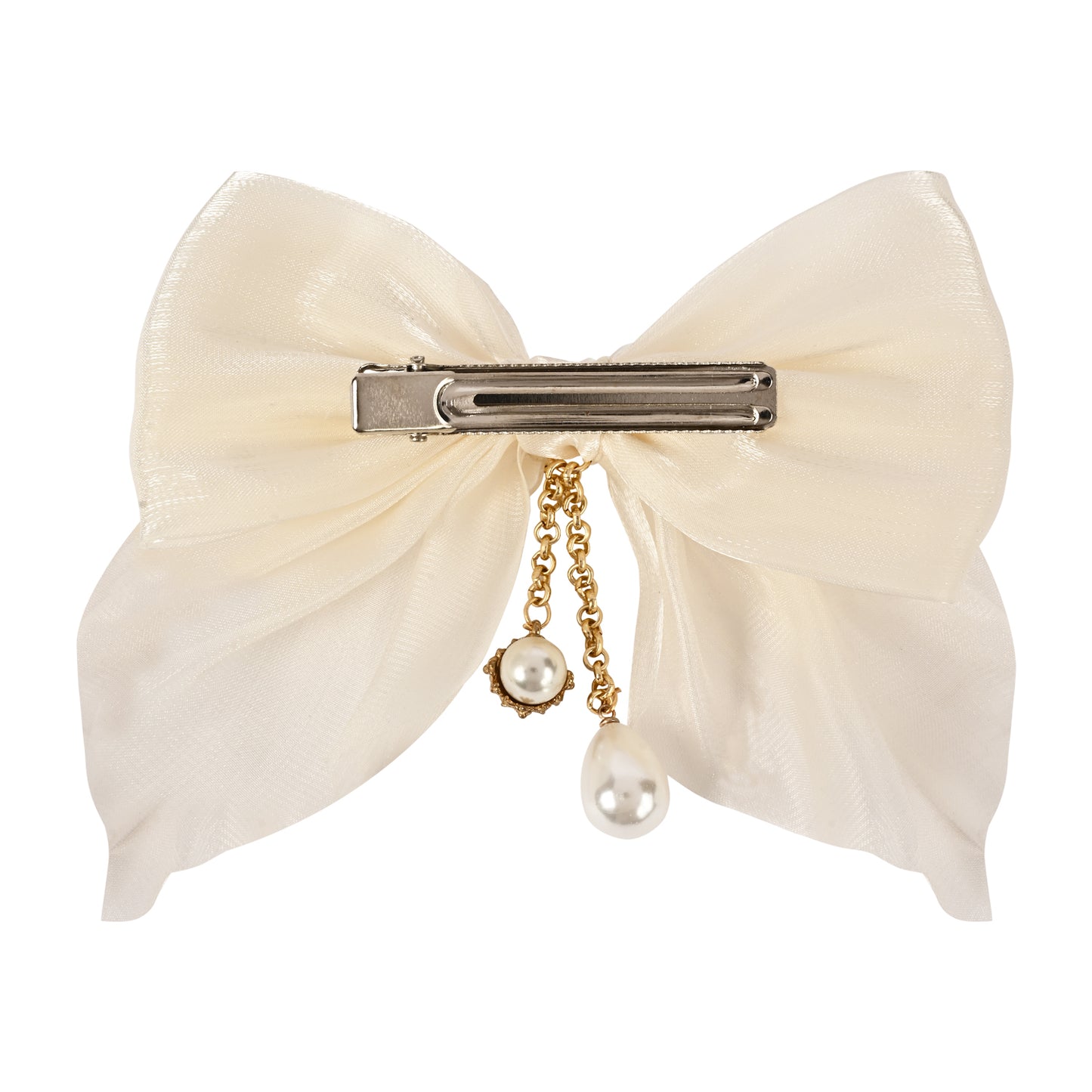 Close-up of the tassel drop on the white clip
