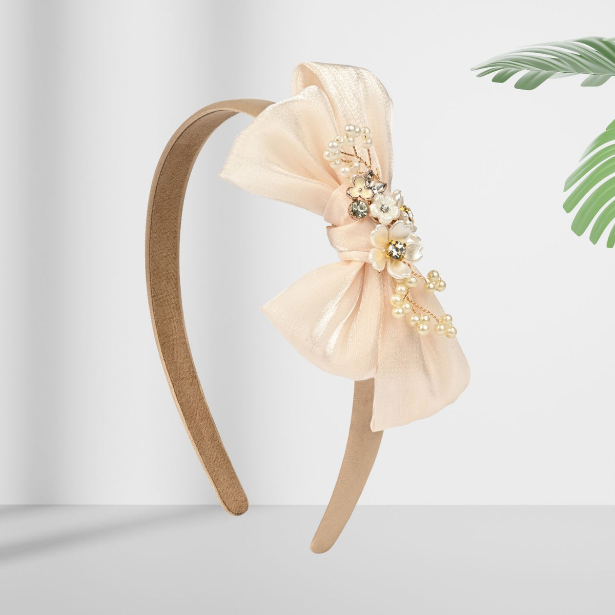 Soft, stretchable, and comfortable free-size hair band designed for young girls.