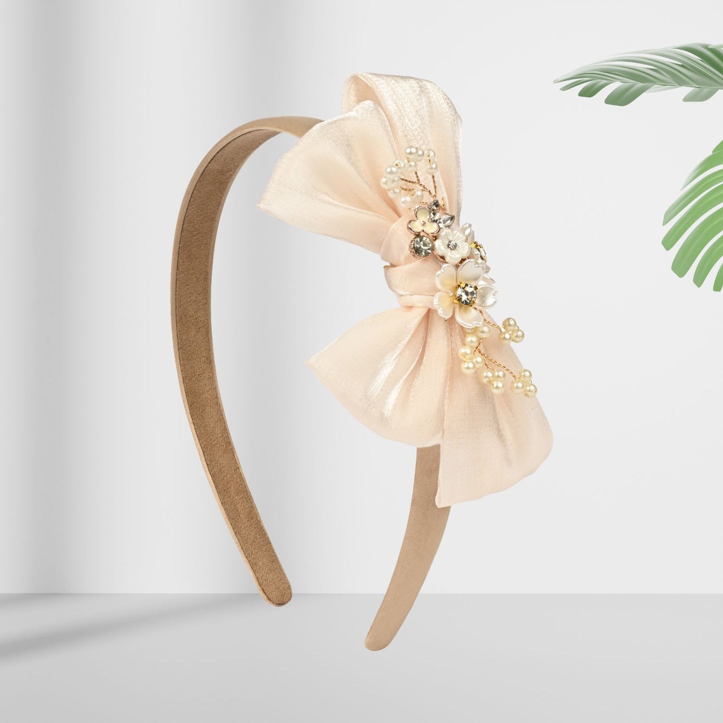 Soft, stretchable, and comfortable free-size hair band designed for young girls.