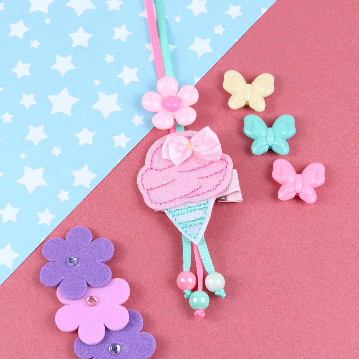 Ice-Cream Hair Clip Lumba for Girls