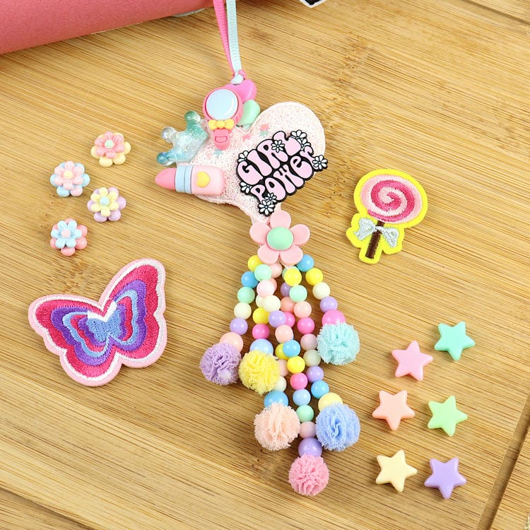 Girl Power Lapel Pin Lumba for Girls