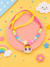 Super Girl charm Rakhi with beads and metal charm, 