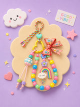 Coquette beaded bag charm Rakhi, 