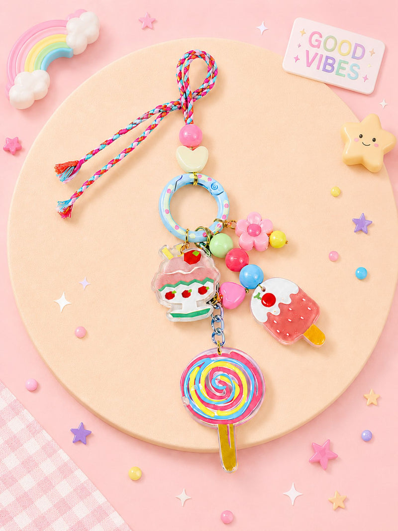 Multi-charm bag charm Rakhi, 