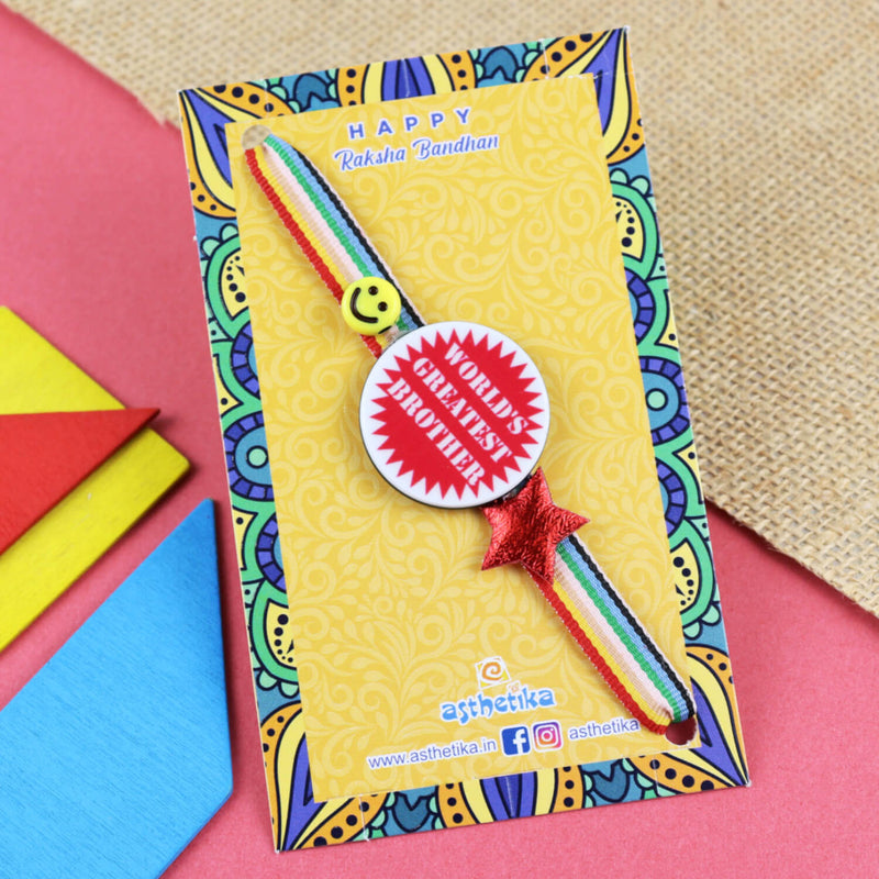 World's Greatest Brother Super Cool Rakhi