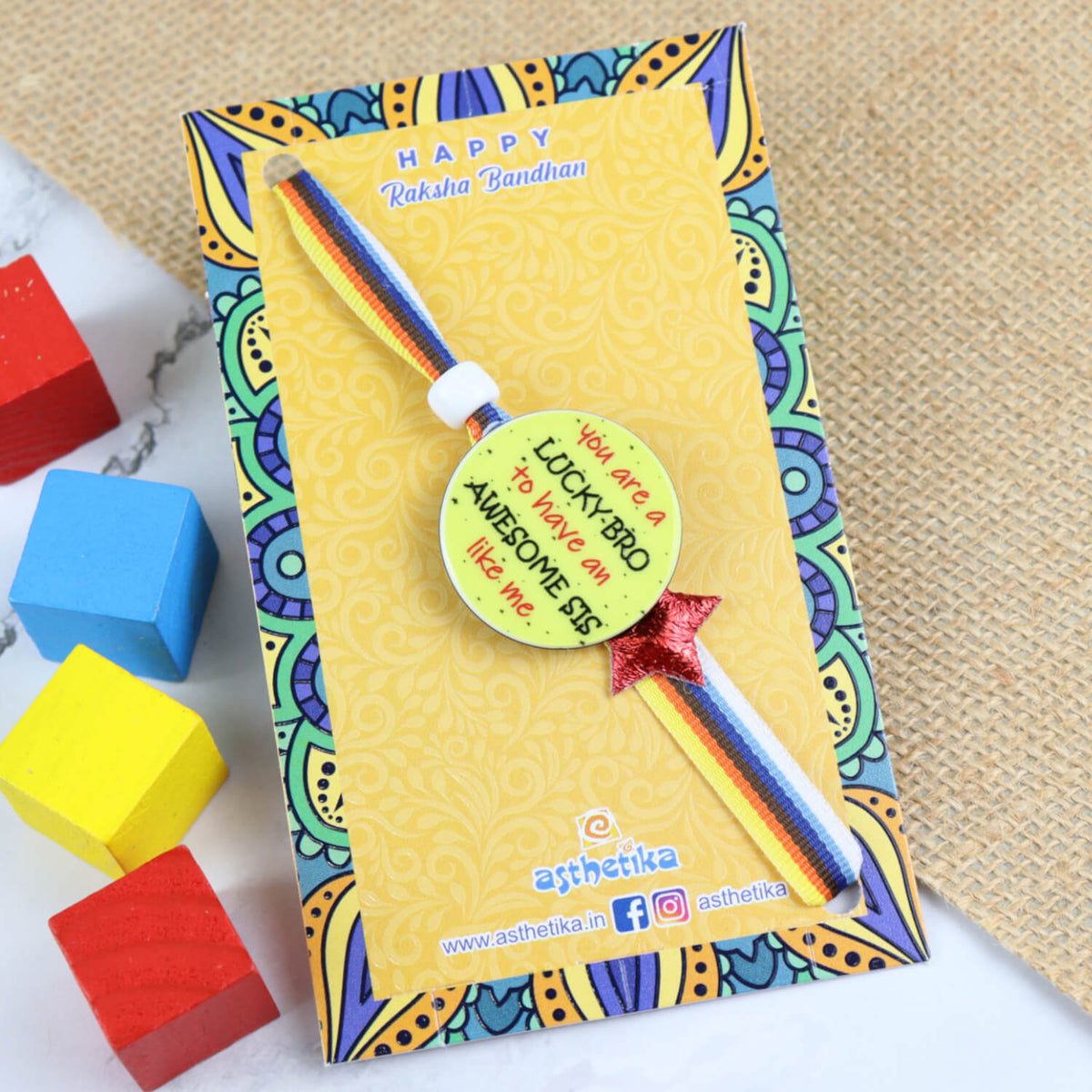 Lucky Bro Special Rakhi