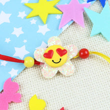 Load image into Gallery viewer, Smiley Hearts Kids Rakhi
