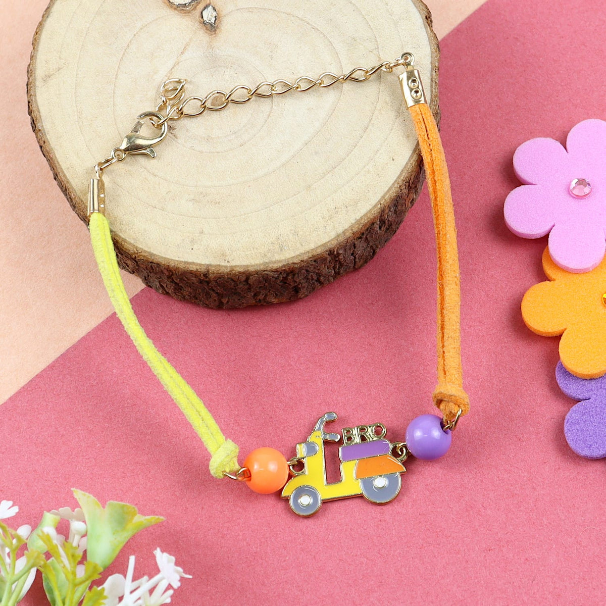 Motorbike Charm Bracelet Rakhi