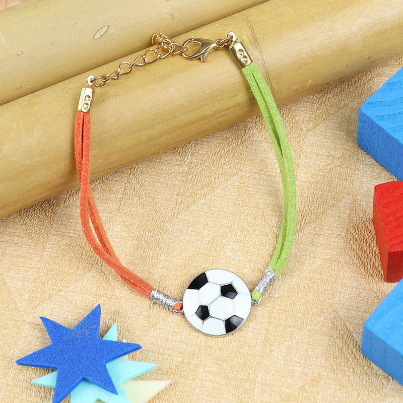Football Charm Bracelet Rakhi