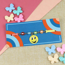 Load image into Gallery viewer, Smiley Hearts Bracelet Rakhi
