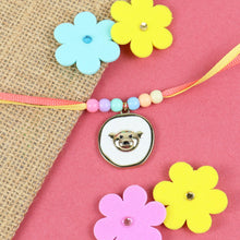 Load image into Gallery viewer, Smiling Teddy Kids Rakhi
