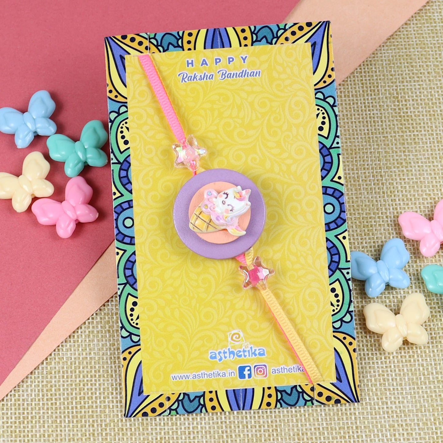 Unicorn Ice-Cream Rakhi