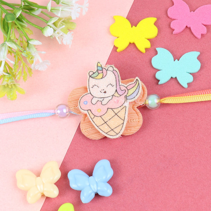 Unicorn Ice-Cream Rainbow Rakhi