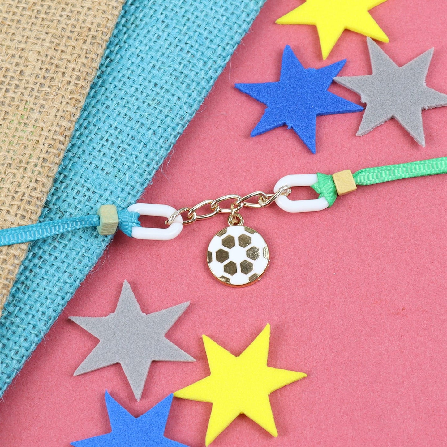 Football Hanging Charm Rakhi