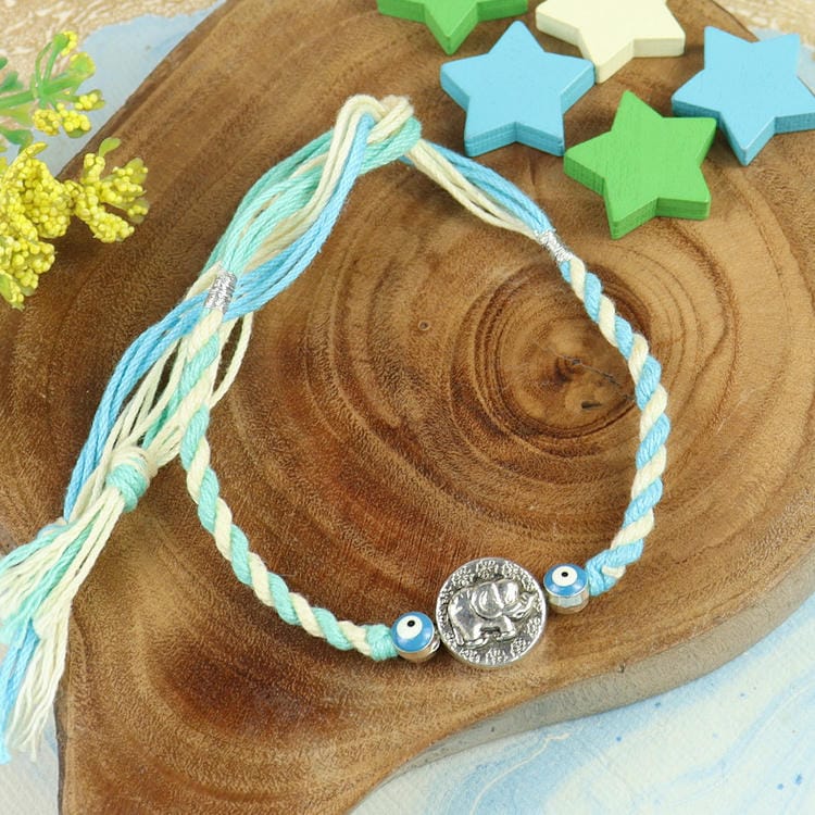 Elephant Evil Eye Rakhi