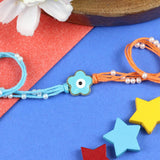 Flower Evil Eye Rakhi