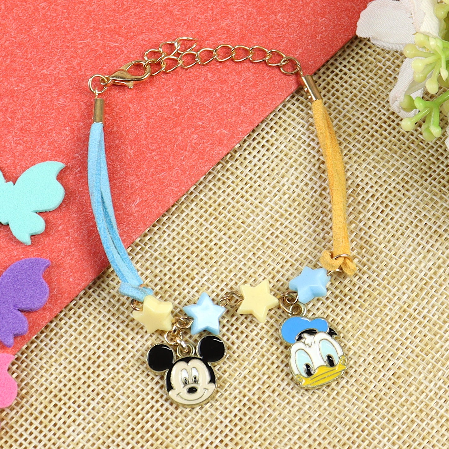 Cartoon charms bracelet Rakhi for kids