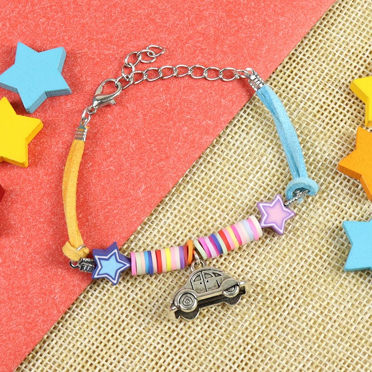 Car Stars Kids Bracelet Rakhi