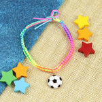 Football Weaved Thread Bracelet Rakhi