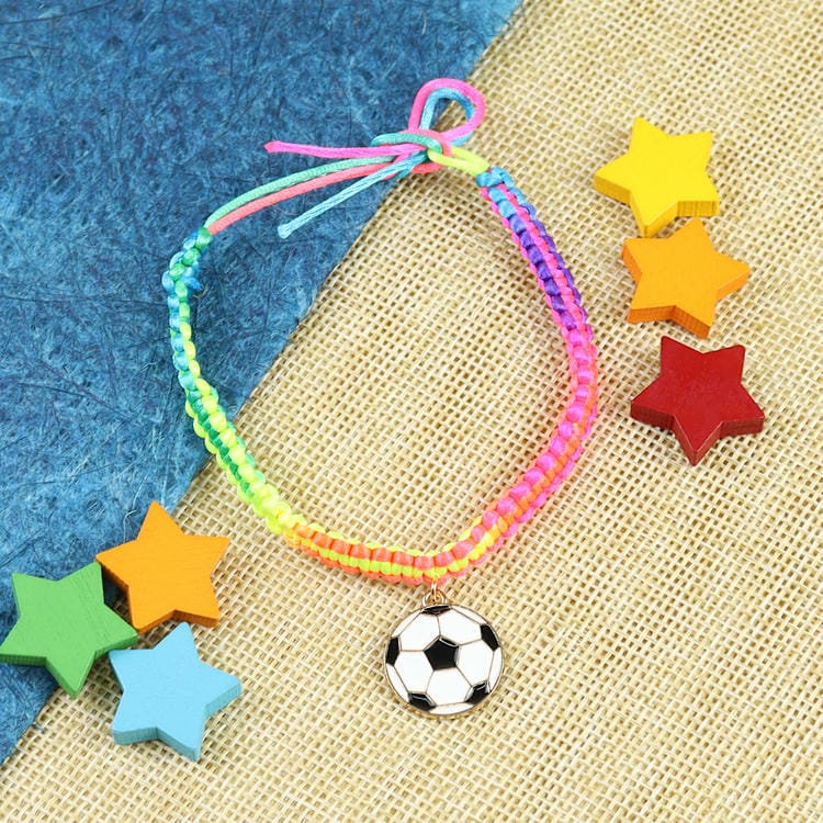 Football Weaved Thread Bracelet Rakhi