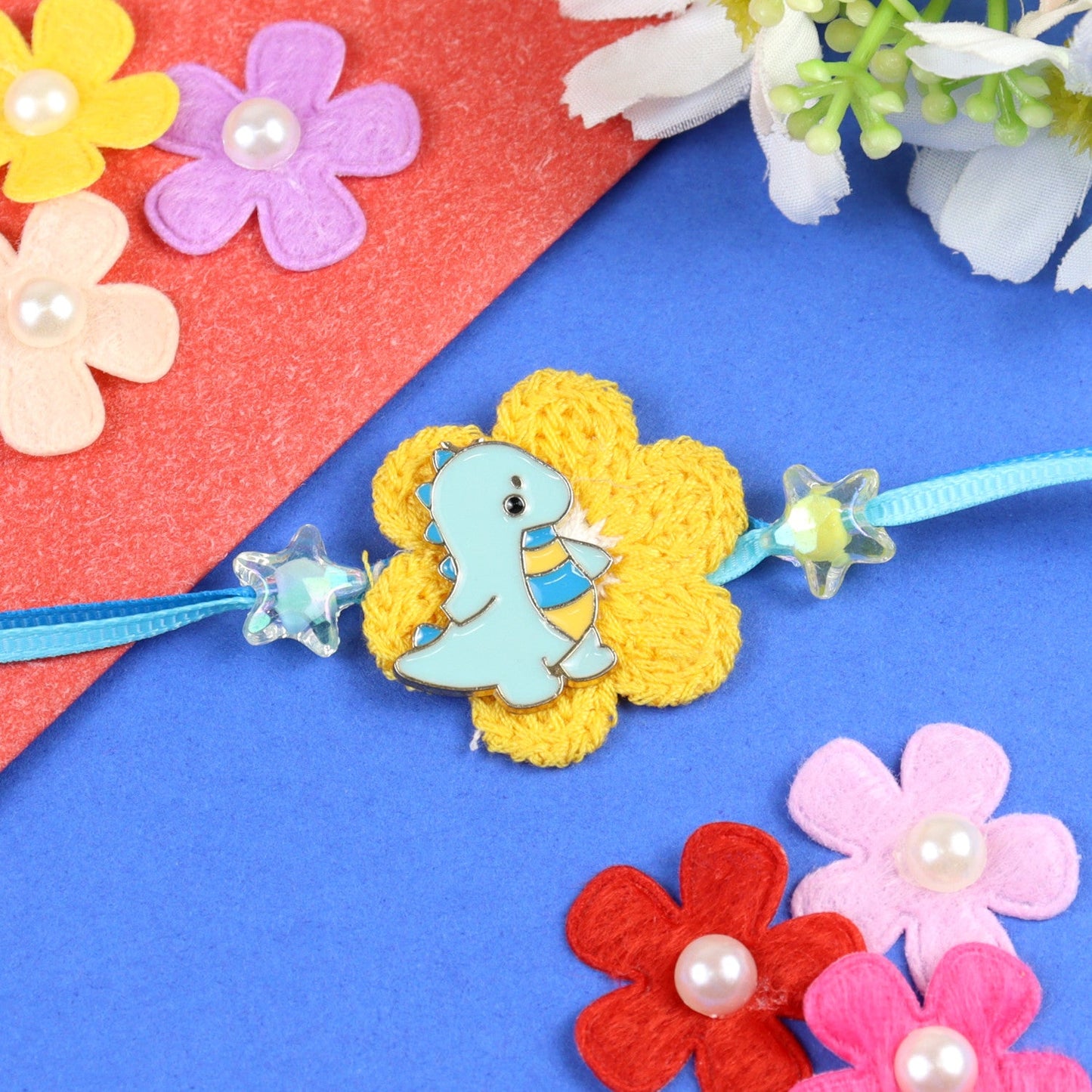 Dinousaur Crochet Kids Rakhi
