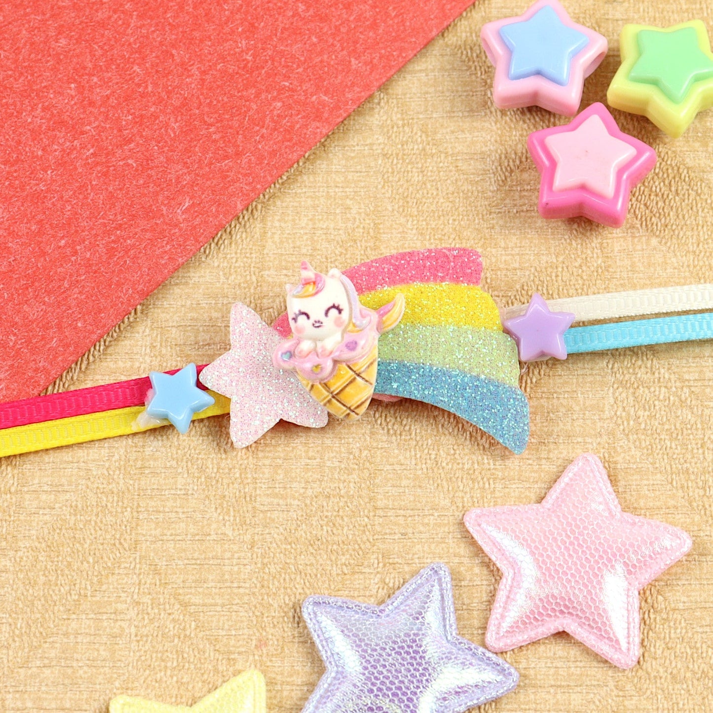 Unicorn On Rainbow Kids Rakhi 