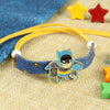 Superhero charm denim belt kids Rakhi