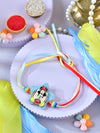 Cartoon mouse and star motif kids Rakhi