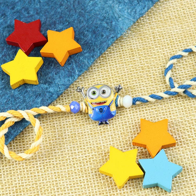 Minion Cartoon Rakhi Raksha Bandhan Rakhi by Asthetika