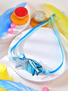 Airplane motif rubber kids Rakhi