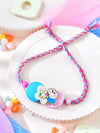 Cartoon pig metal charm kids Rakhi