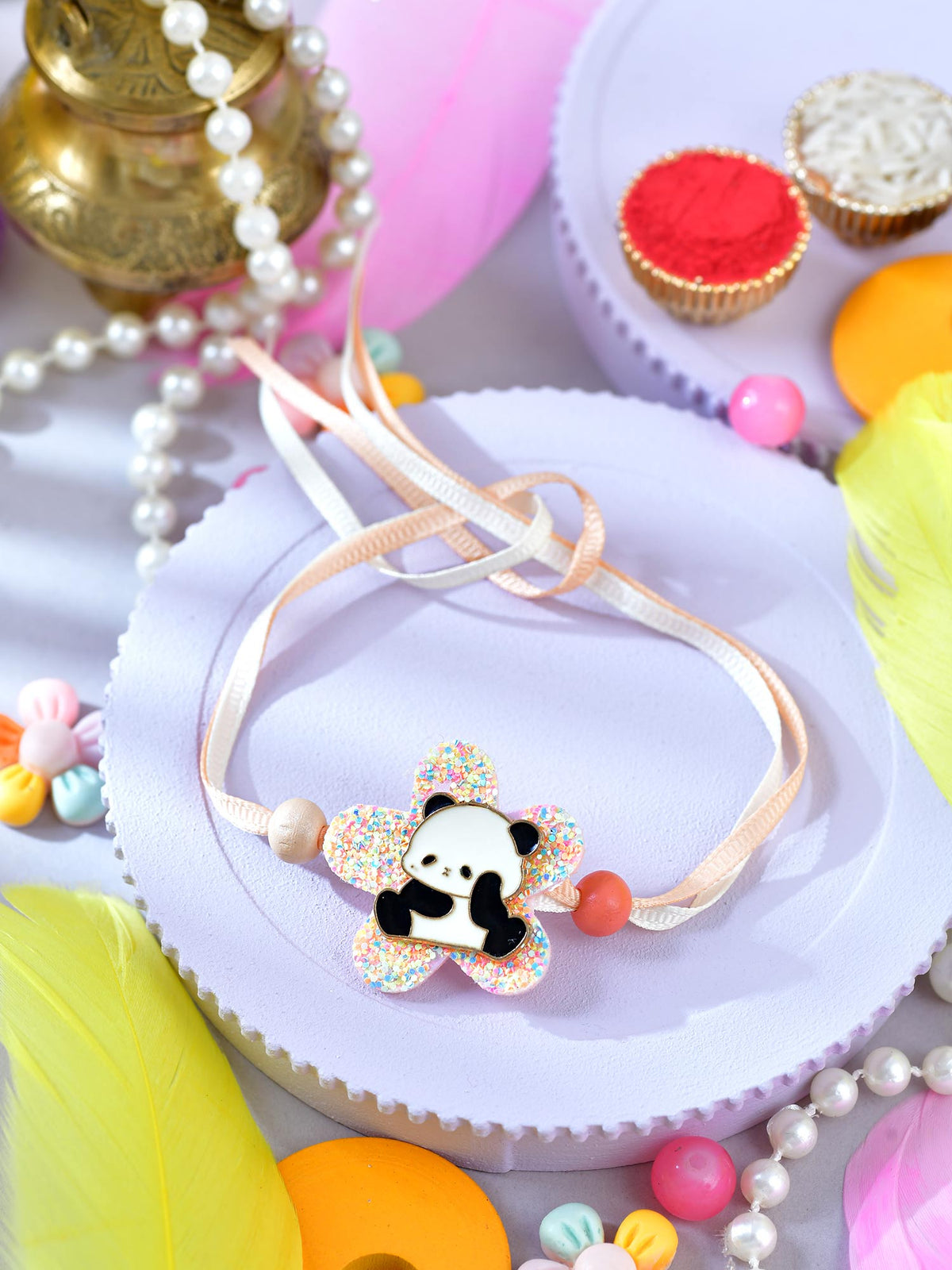 Panda motif kids Rakhi