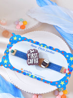 Asthetika coffee kids Rakhi in packaging