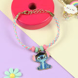 Cartoon Alien kids Rakhi, laid flat